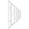 Ekena Millwork Set of Four Panels for 94 1/2"W x 24 1/4"H Granby Fretwork Wainscot Wall Paneling WPKP12X01X47GBY - alternate 4
